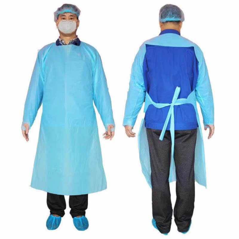 ชุด CPE GOWN ชุดกาวน์ พลาสติก